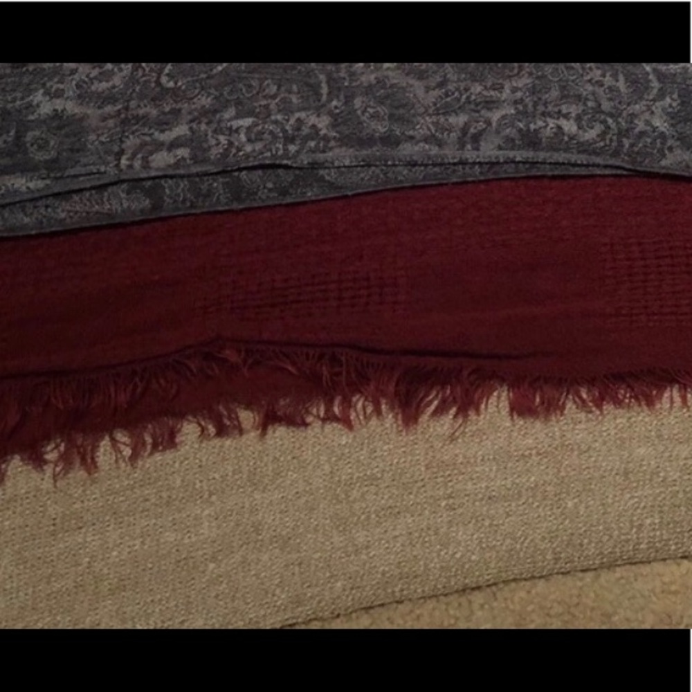 Scarf lot. Infinity scarves and regular scarves